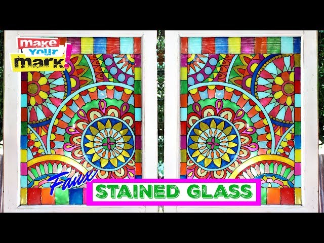 Faux Stained Glass  Creatively Uncorked