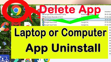 Laptop Se App Uninstall Kaise Kare | Computer se  Me App Delete Kaise Kare 2025 I Software Unistall