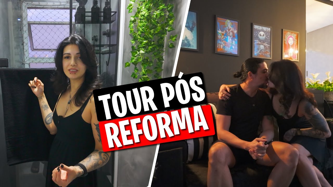 TOUR PELO APARTAMENTO -  PÓS REFORMA