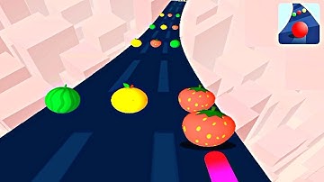 Color Road ! Fruit ball Levels Gameplay Part 22 android, ios