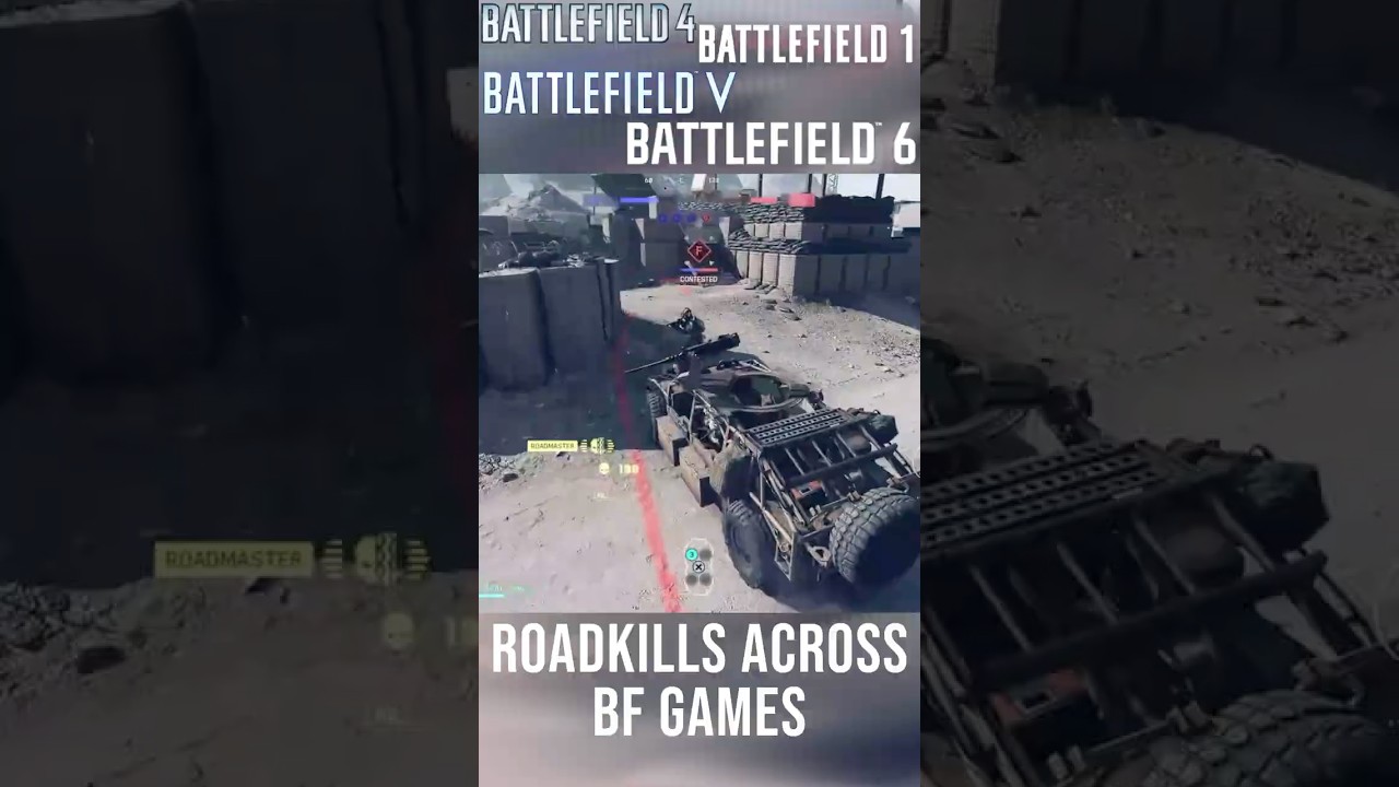 Roadkills across BF Games