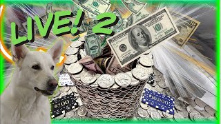 All or Nothing Part #2 Live High Risk Coin Pusher