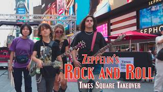 Rock and Roll Live Cover at Times Square - The Only Bay All-Stars Perform Led Zeppelin