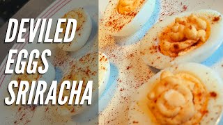 Deviled Eggs with Sriracha Content