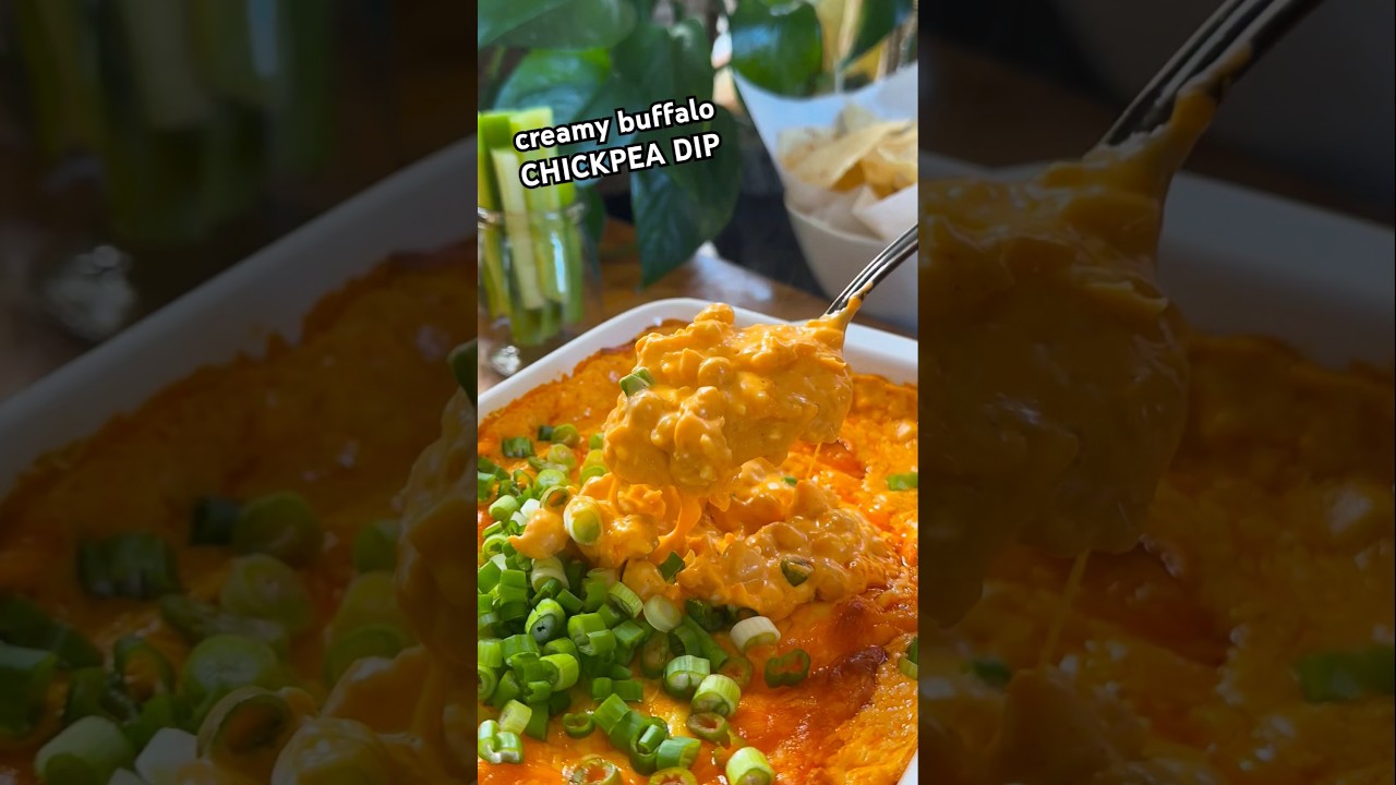 The dip of all dips...Buffalo Chickpea Dip! 🔥