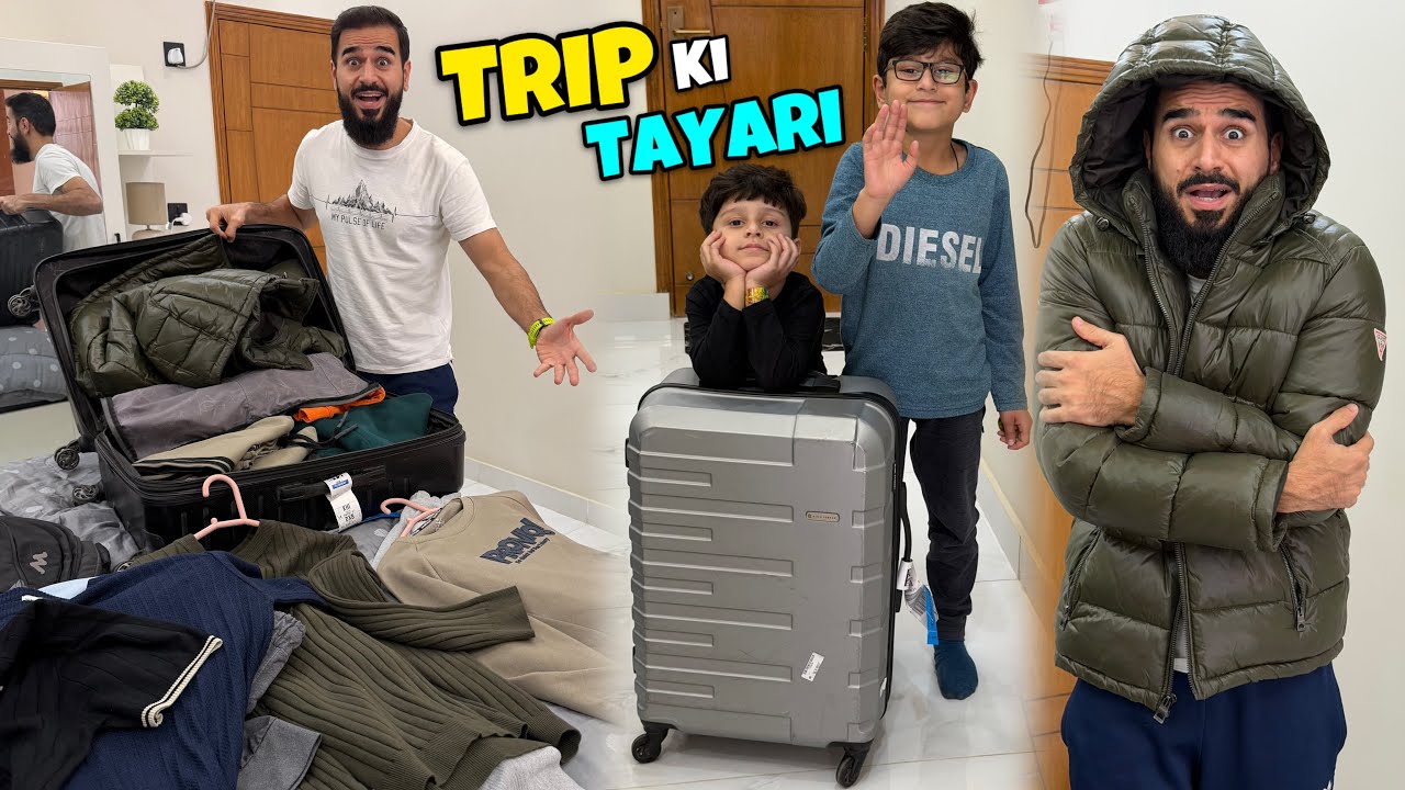 ⁣International trip ki tayari shuru kardi ✈️ Last day in Pakistan 🇵🇰
