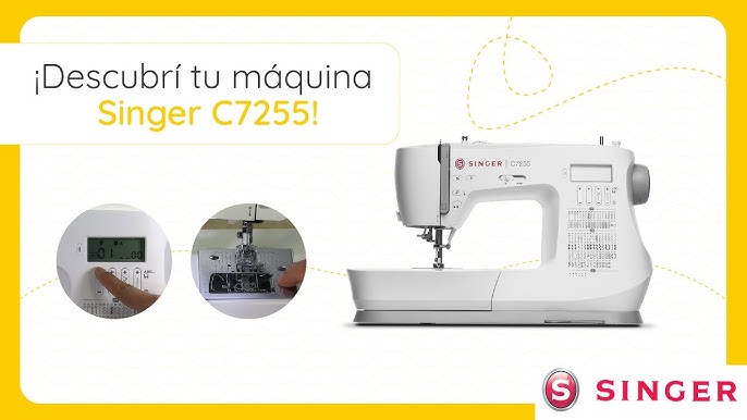 Máquina de Costura Decorativa Singer C7255 + Mesa Extensora