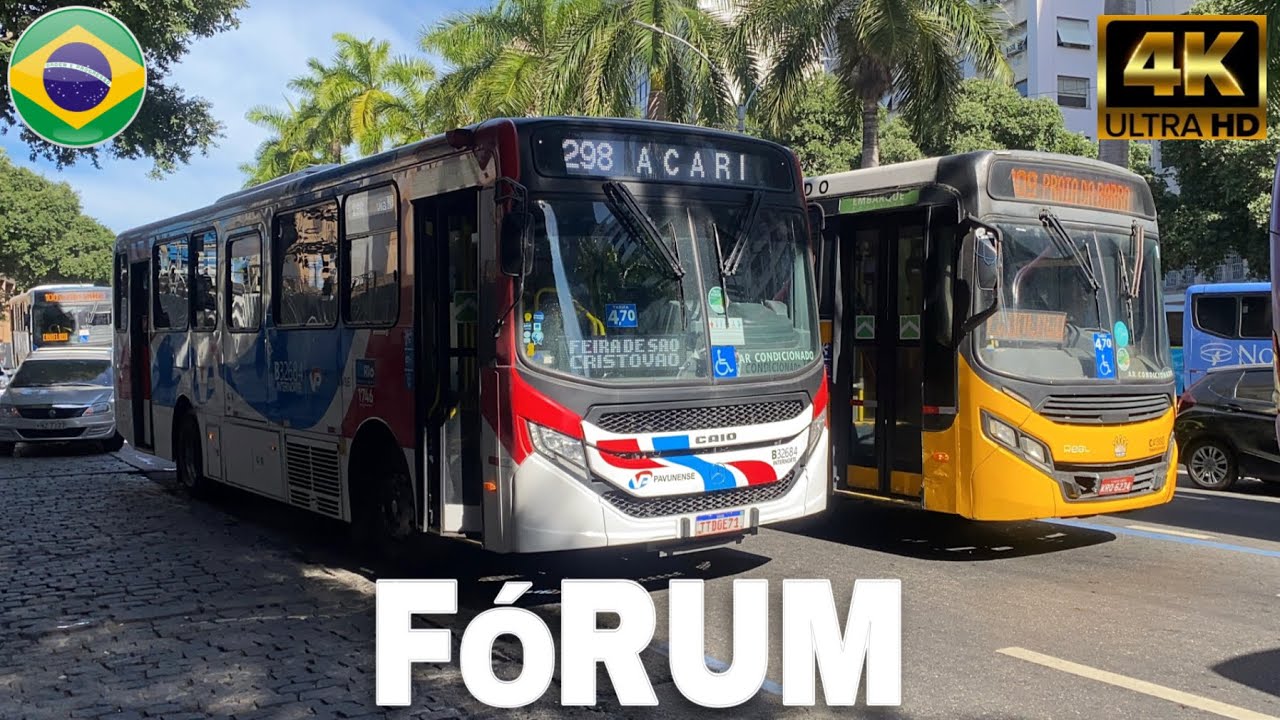 Movimentação de Ônibus #136 - Fórum - Centro do Rio de Janeiro (RJ) [Pt 14]