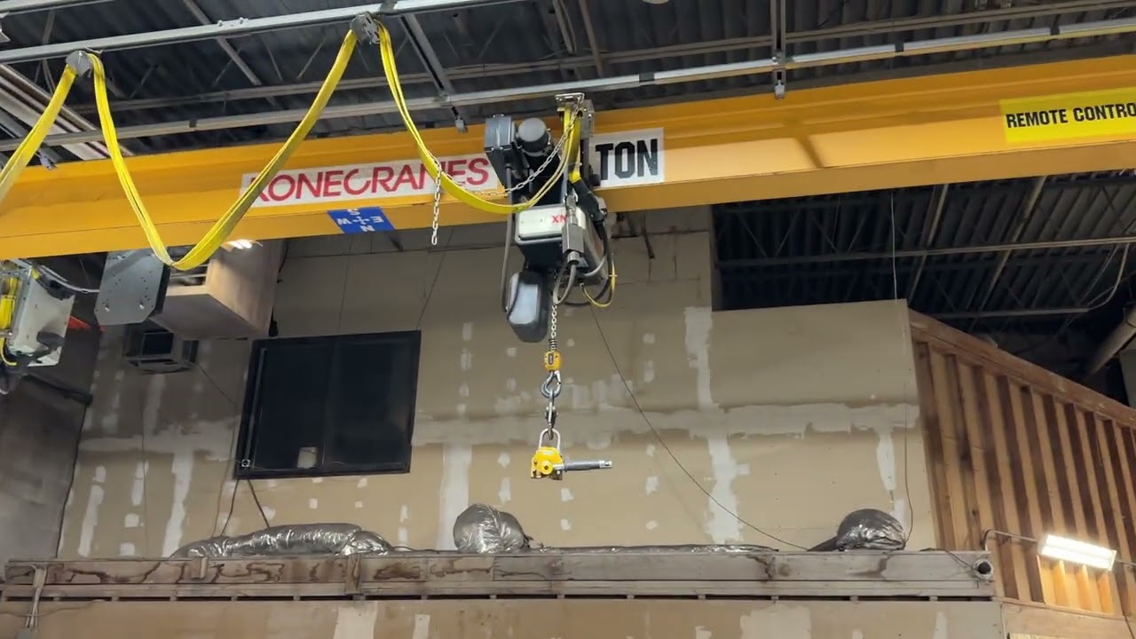 Lot 100 Kone Crane  5 Ton Remote Controlled Crane For Auction Mar. 5, 2026, 10AM Details @Pesco.com