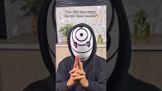One of the most iconic characters in the anime Naruto🥷 #mask #naruto #obito #anime