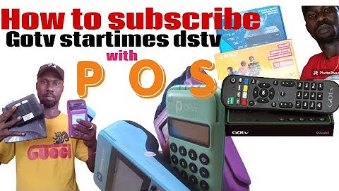 How to subscribe Gotv dstv startimes decoder with POS machine  opay palmpay monipoint page,etc