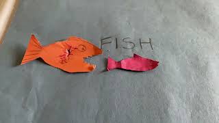 Big fish, little fish (stop animation)