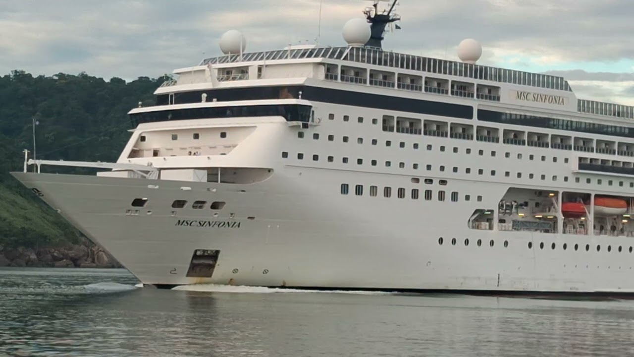 Chegada do sinfonia aeroporto de Santos