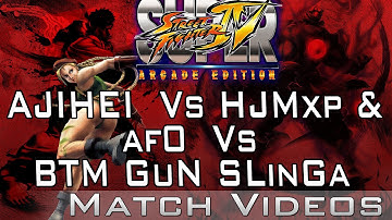 SSF4 AE 2012 AJIHEI (Gen) Vs HJMxp (Dudley) & af0 (Guy) Vs BTM GuN SLinGa (Ken) 1080P HD Video