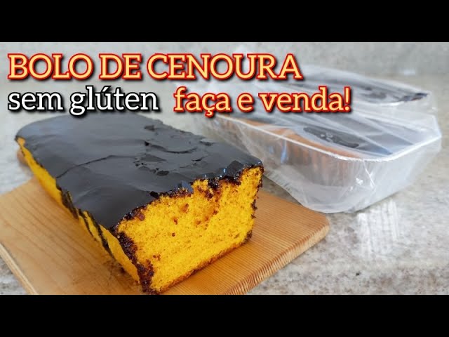 BOLO DE CENOURA ÚMIDO E FOFO SEM TRIGO - Receitas saudáveis com a