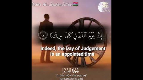 قراءة الطّالب/ محمد إبراهيم جالو اللّبوي الدلني،بعض الآيات في سورة النبأ