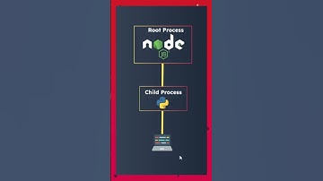 How to use Python with Nodejs #shorts #coding #nodejs #javascript #python #programming