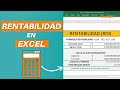 ➡ Cómo CALCULAR el RETORNO de INVERSIÓN en (EXCEL) | 2021 🚀