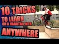 10 TRICKS to learn on a hardtail ANYWHERE