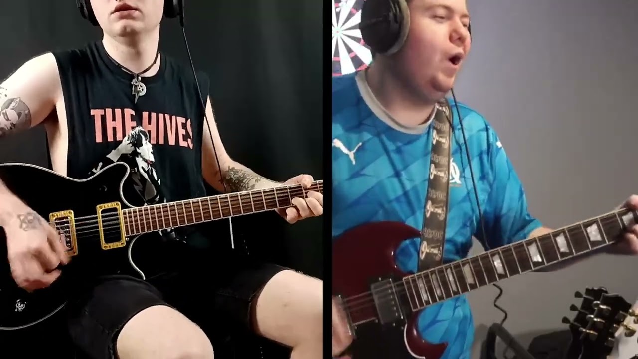 AC/DC - Cover You In Oil FULL Guitar Cover (COLLAB) FT: 