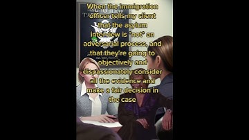 When the plan all along is to manufacture excuses to deny the asylum applicant... #CapCut #political