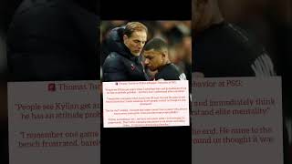 🚨 Thomas Tuchel Defends Kylian Mbappé’s “Elite Mentality” at PSG #shorts