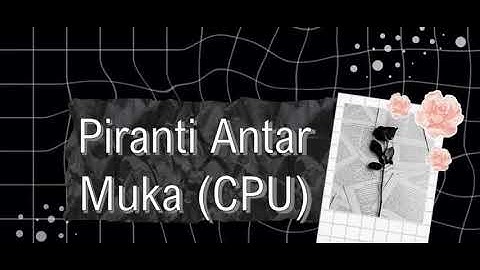 MODUL I/O (Input/Output