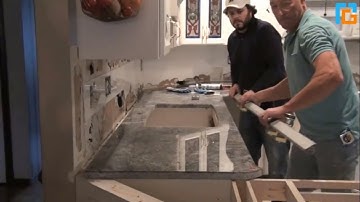 Quy Trình Gia Công Và Thi Công Đá Hoa Cương Mặt Bếp | Đá Thiên Nhiên