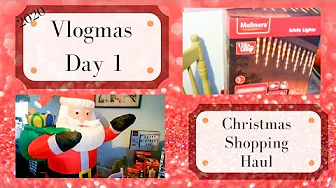 Vlogmas day 1 | Christmas decoration Haul | Taylor made mom