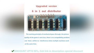 REVIEW Video Scart Distributor Automatic Converter 6 In 1 Out Acrylic Case EUR Automatic Switcher RC