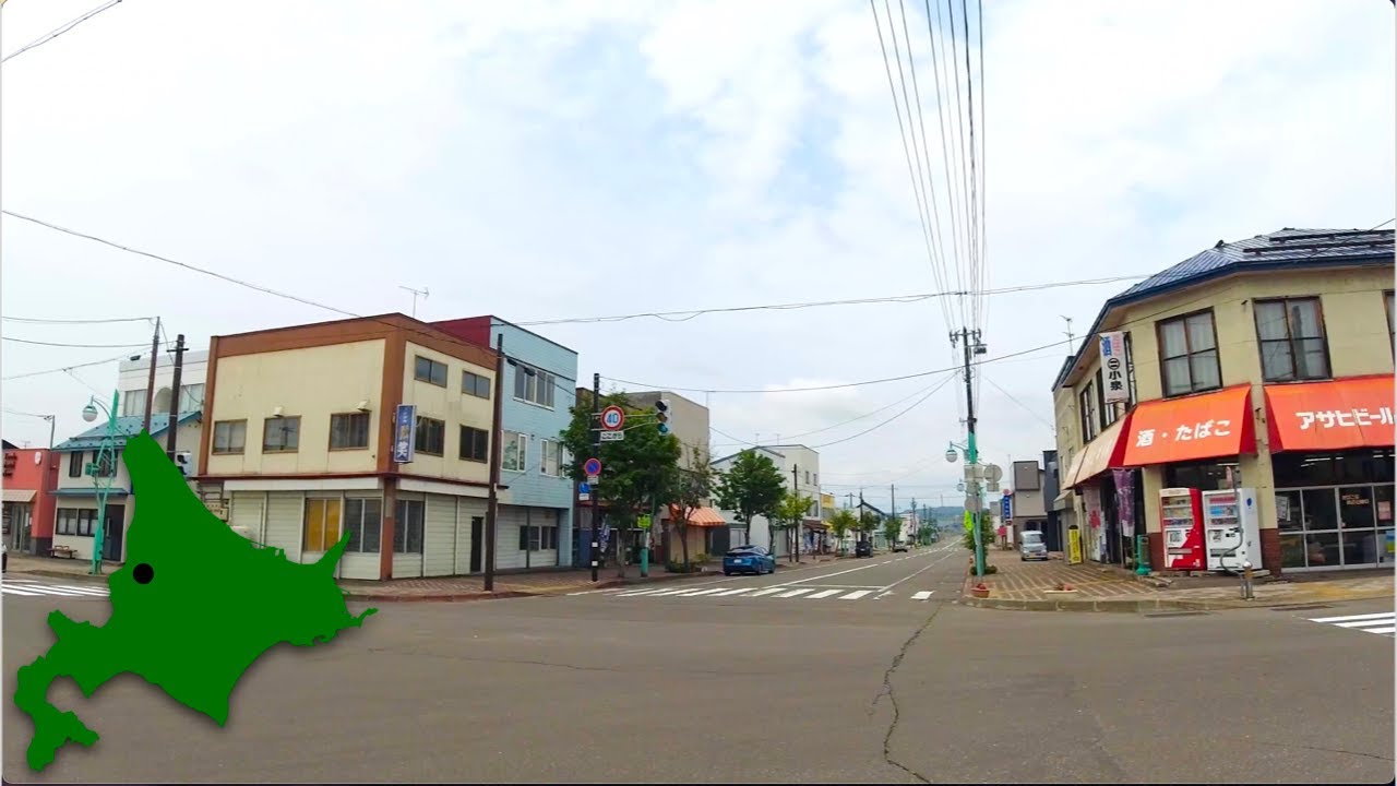 4K Walk Japan　沼田町の商店街を散歩　2021年6月