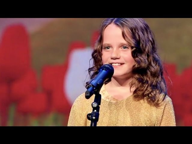 Holland's got talent 2013 - Amira Willighagen - O mio babbino caro - Nine years old, a Miracle class=