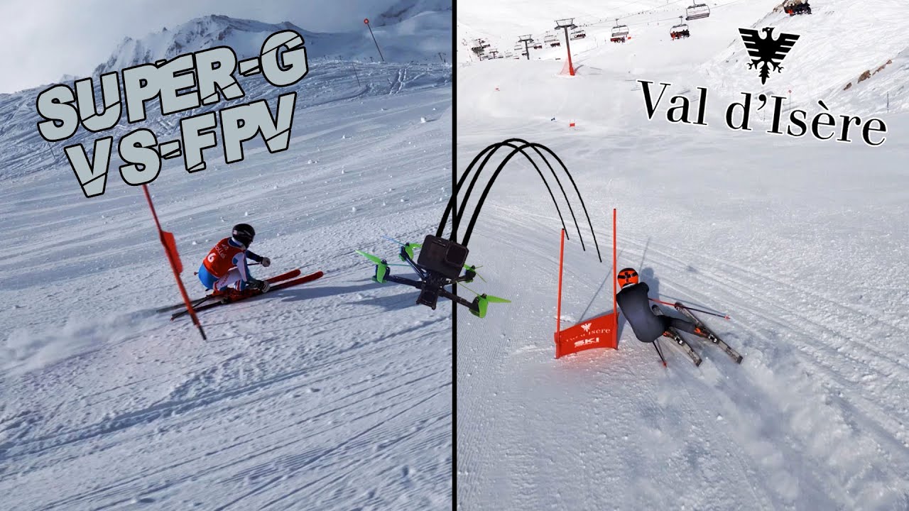 TRAINING SUPER GIANT - Val D'Isère Ok - Drone Fpv Chasing