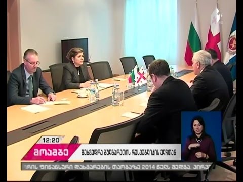 გიორგი მღებრიშვილი ბულგარეთის რესპუბლიკის ახალ ელჩს შეხვდა