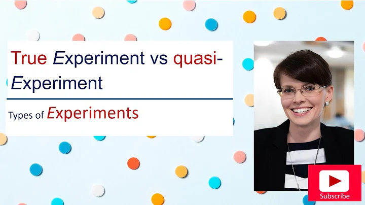 True vs quasi experiment