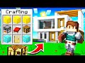 CHEATING using INSTANT HOUSE HACK in Minecraft!