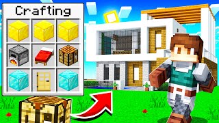 CHEATING using INSTANT HOUSE HACK in Minecraft!