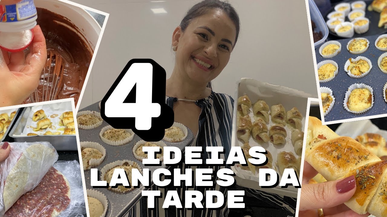 COMO PREPARAR LANCHES PARA SEMANA 4 DICAS RAPIDAS e FÁCEIS.😉