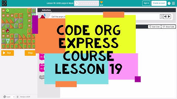 Code.org Lesson 19 - Code Org Express Course Lesson 19 Until Loops in Maze - Course D Lesson 17