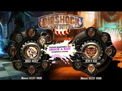 BioShock Infinite Vigor Tips & Strategy 301: Shock Jockey & Devil&rsquo;s Kiss (Elemental Vigors)