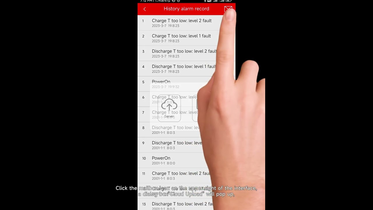 DALY BMS 앱 로그확인 - 배터리팩 오류 및 실패 로그 확인방법