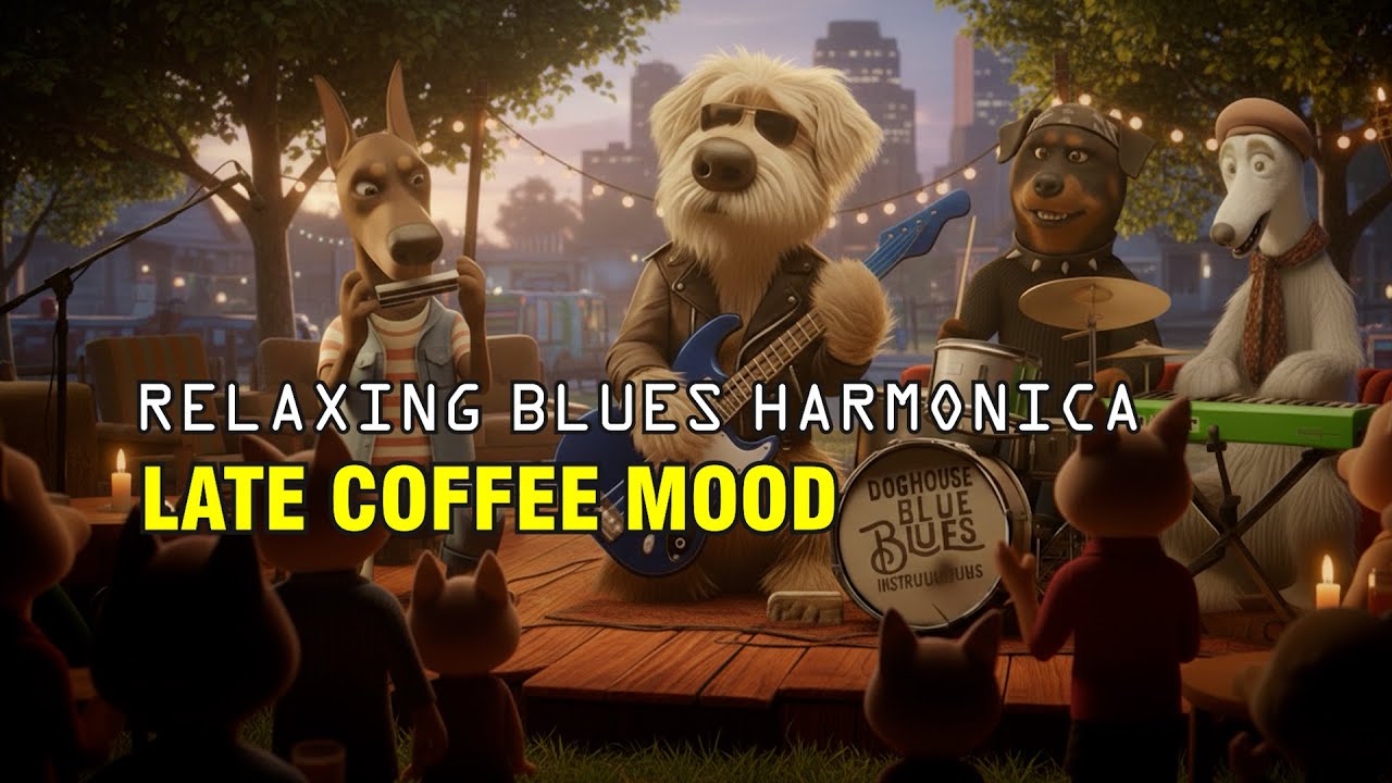 Smooth Blues Harmonica Instrumental – Stress Relief Blues for Work