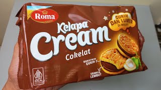 Biskuit Roma Kelapa Cream Cokelat Gurih & Lumer di Mulut