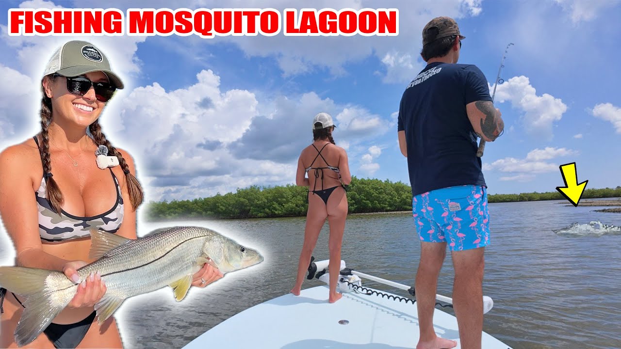 Fishing Mosquito Lagoon! You Won’t Believe How Many Snook We Caught! Florida Flats with Kyndal Lynn