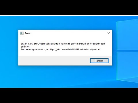 Valorant Ekran kartı sürücüsü çöktü, Amd Wattman sorunu çözümü.