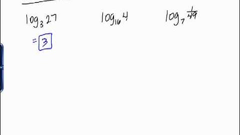 4.2 Logarithmic functions Semester 2