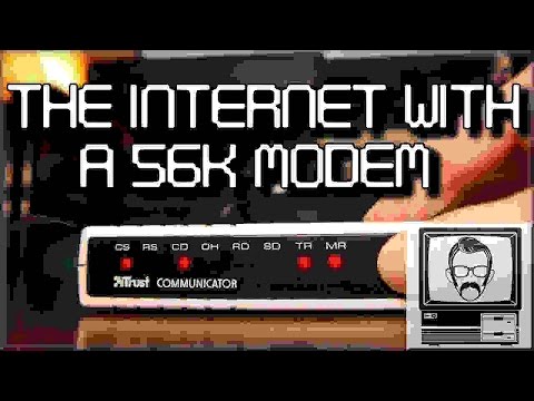 Using a 56k Modem in 2017! | Nostalgia Nerd