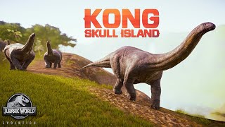 KING KONG: SKULL ISLAND - Brontosaurus Dinosaur STAMPEDE