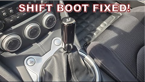 370Z Shift Boot Fix
