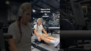 GLUTE Isolated Hip Thrusts || Glute Workout gymmotivation fitness gymgirl